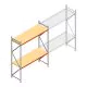Weitspannregal AR 3000x2700x800 mm (hxbxt) 2 Ebenen verzinkt Anfangsregal