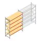 Weitspannregal AR 3000x2700x800 mm (hxbxt) 5 Ebenen verzinkt Anfangsregal