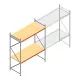 Weitspannregal AR 3000x2700x1000 mm (hxbxt) 2 Ebenen verzinkt Anfangsregal