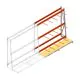 Regal für vertikale Lagerung AR einseitig 2000x1850x900 mm (hxbxt) 3 Ebenen Anbauregal