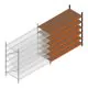 Weitspannregal Kimer 2250x2400x1000 mm (hxbxt) 6 Ebenen Anbauregal mit vormontierten Rahmen