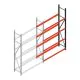 Bandenstelling grootvak AR 2500x1610x500mm (hxbxd) 4 niveaus aanbouwsectie