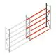 Bandenstelling grootvak AR 2500x2250x500mm (hxbxd) 3 niveaus aanbouwsectie