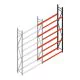 Reifenregal Weitspann AR 3000x1610x400mm (hxbxt) 4 Ebenen Anbauregal