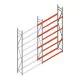 Reifenregal Weitspann AR 3000x1610x400mm (hxbxt) 4 Ebenen Anbauregal
