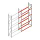 Reifenregal Weitspann AR 3000x1610x500mm (hxbxt) 4 Ebenen Anbauregal