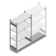 Fachbodenregal Heavy Duty 2000x1000x500mm (hxbxt) 4 Ebenen 250 kg Anfangsregal