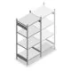 Fachbodenregal Heavy Duty 2000x750x600mm (hxbxt) 4 Ebenen 150 kg Anfangsregal