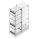 Fachbodenregal Heavy Duty 2500x750x600mm (hxbxt) 6 Ebenen 150 kg Anfangsregal