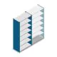 Gebrauchtes Dexion Impex Fachbodenregal 2435x1240x610 mm (hxbxt) 7 Ebenen Anfangsregal