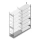 Fachbodenregal Heavy Duty 2500x1000x500mm (hxbxt) 7 Ebenen 250 kg Anbauregal