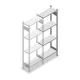 Fachbodenregal Heavy Duty 2000x750x300mm (hxbxt) 4 Ebenen 150 kg Anbauregal