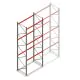 Palettenregal AR T2 4500x1850x1100mm (hxbxt) 3 Ebenen 2530kg/Ebene Anfangsregal