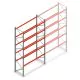 Palettenregal AR T2 5000x2700x1100mm (hxbxt) 5 Ebenen 1820kg/Ebene Anfangsregal mit vormontierten Rahmen