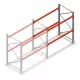 Palettenregal AR T2 2000x1850x1100mm (hxbxt) 2 Ebenen 2530kg/Ebene Anbauregal