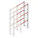 Palettenregal AR T2 6000x1850x1100mm (hxbxt) 3 Ebenen 2530kg/Ebene Anbauregal