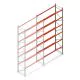 Palettenregal AR T2 6000x2700x1100mm (hxbxt) 6 Ebenen 1820kg/Ebene Anbauregal