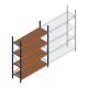 Weitspannregal Kimer 2250x1500x600 mm (hxbxt) 4 Ebenen Anfangsregal mit vormontierten Rahmen