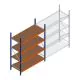 Weitspannregal Kimer 2250x1500x800 mm (hxbxt) 4 Ebenen Anfangsregal