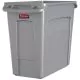 Slim Jim-Behälter mit Luftschlitzen, 87 ltr grau, Rubbermaid