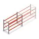 Palettenregal AR T2 2000x2700x1100mm (hxbxt) 3 Ebenen 2844kg/eb. Anfangsregal mit vormontierten Rahmen