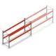 Palettenregal AR T2 2000x3600x1100mm (hxbxt) 2 Ebenen 3004kg/ebene Anfangsregal mit vormontierten Rahmen