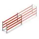 Palettenregal AR T2 2000x3600x1100mm (hxbxt) 3 Ebenen 2252kg/Ebene Anfangsregal mit vormontierten Rahmen
