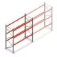 Palettenregal AR T2 2500x2700x1100mm (hxbxt) 3 Ebenen 2844kg/Ebene Anfangsregal mit vormontierten Rahmen
