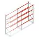 Palettenregal AR T2 4000x2700x1100mm (hxbxt) 4 Ebenen 1820kg/Eb Anbauregal