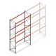 Palettenregal AR T2 4500x2700x1100mm (hxbxt) 3 Ebenen 3636kg/eben Anfangsregal