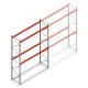 Palettenregal AR T2 4500x3600x1100mm (hxbxt) 2 Ebenen 3004kg/Ebene Anfangsregal