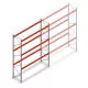 Palettenregal AR T2 5000x3600x1100mm (hxbxt) 3 Ebenen 3004kg/Ebene Anfangsregal mit vormontierten Rahmen