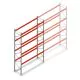 Palettenregal AR T2 6000x3300x1100mm (hxbxt) 4 Ebenen 2415kg/Ebene Anfangsregal