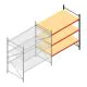 Weitspannregal AR 2000x1850x1200 mm (hxbxt) 3 Ebenen anthrazit Anbauregal