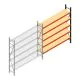 Weitspannregal AR 2000x2250x400 mm (hxbxt) 5 Ebenen anthrazit Anbauregal