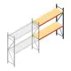 Weitspannregal AR 2000x2250x600 mm (hxbxt) 2 Ebenen blau Anbauregal
