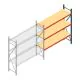 Weitspannregal AR 2000x2250x600 mm (hxbxt) 3 Ebenen blau Anbauregal
