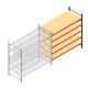 Weitspannregal AR 2000x2700x1000 mm (hxbxt) 5 Ebenen blau Anbauregal