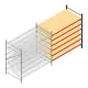 Weitspannregal AR 2000x2700x1200 mm (hxbxt) 6 Ebenen blau Anbauregal