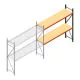 Weitspannregal AR 2000x2700x600 mm (hxbxt) 2 Ebenen anthrazit Anbauregal