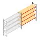 Weitspannregal AR 2000x2700x600 mm (hxbxt) 4 Ebenen anthrazit Anbauregal