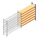 Weitspannregal AR 2000x2700x600 mm (hxbxt) 6 Ebenen anthrazit Anbauregal