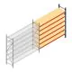 Weitspannregal AR 2000x2700x600 mm (hxbxt) 6 Ebenen blau Anbauregal