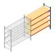 Weitspannregal AR 2000x2700x800 mm (hxbxt) 4 Ebenen blau Anbauregal