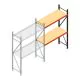 Weitspannregal AR 2250x1610x600 mm (hxbxt) 2 Ebenen verzinkt Anbauregal