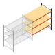 Weitspannregal AR 2250x2700x1200 mm (hxbxt) 3 Ebenen anthrazit Anbauregal
