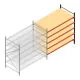 Weitspannregal AR 2250x2700x1200 mm (hxbxt) 5 Ebenen verzinkt Anbauregal