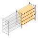 Weitspannregal AR 2250x2700x900 mm (hxbxt) 4 Ebenen anthrazit Anbauregal