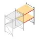 Weitspannregal AR 2500x1610x1200 mm (hxbxt) 2 Ebenen verzinkt Anbauregal