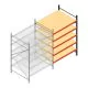 Weitspannregal AR 2500x1610x1200 mm (hxbxt) 5 Ebenen anthrazit Anbauregal